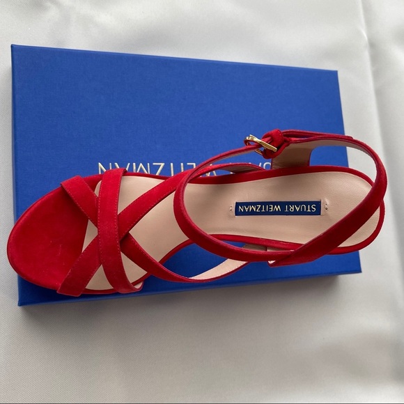Stuart Weitzman, Cersei Suede. New, Strappy Sandal - Picture 6 of 6